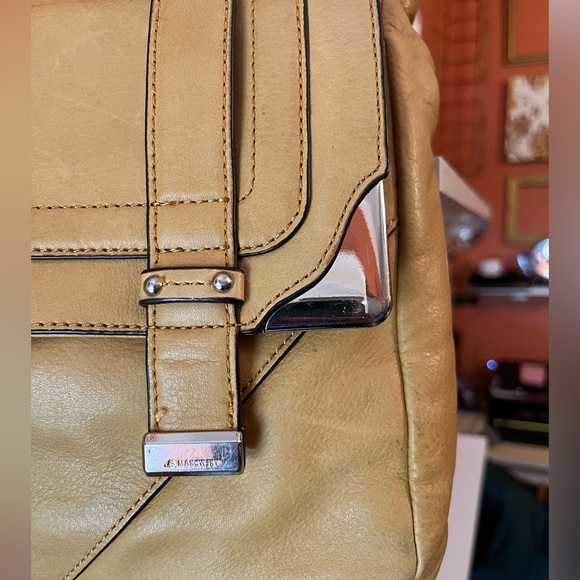 B. MARKOWSKY Mustard Colored Shoulder Tote (EUC) - Picture 15 of 15